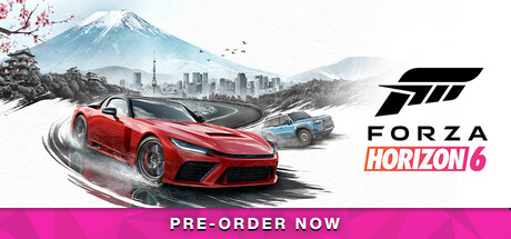 Forza Horizon 6 key art - racing through Japan